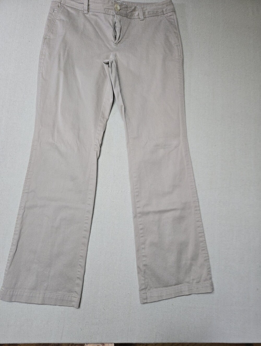 Banana Republic Beige Straight Leg Khaki Pants